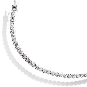 The GLD Shop Round Cut Tennis Bracelet