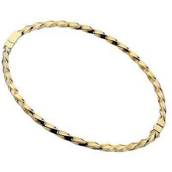 Mens solid hot sale gold bangle