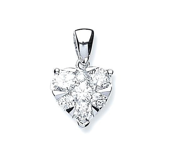 Diamond necklace 18k hot sale white gold