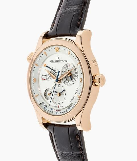 Jlc master hotsell geographic rose gold