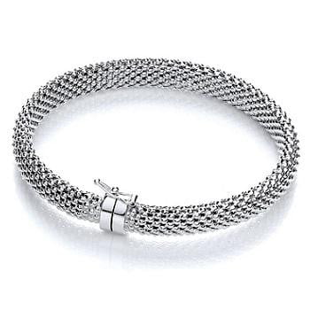 Mens sterling silver hot sale diamond bracelets