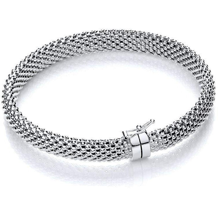 Mens sterling silver hot sale tennis bracelet