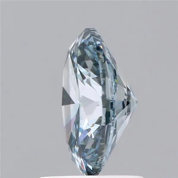 1.35ct Oval Lab Grown Diamond (Colour Fancy Intense Blue, Clarity VS2, IGI Certified) - Pobjoy Diamonds