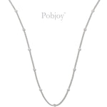 18K White Gold Diamond Necklace 0.50 Carat - Pobjoy Diamonds