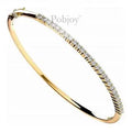 18K Yellow Gold Hinged Diamond Bangle 1.50 Carats