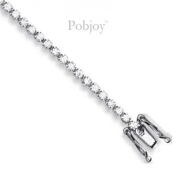 9K Gold Diamond Tennis Bracelet 2.00 Carats - Pobjoy Diamonds