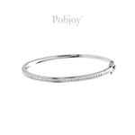 9K White Or Yellow Gold Diamond Bangle 1.00 Carat Total Weight - Pobjoy Diamonds