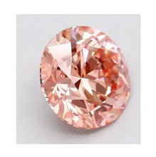 Load image into Gallery viewer, Fancy Intense Pink Lab Diamond Gold Belly Ring 0.50 Carat