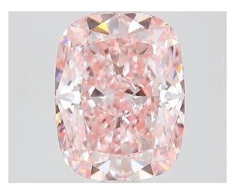 Fancy Intense Pink Lab Grown Diamond Halo Ring - Pobjoy Diamonds