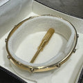 Gold Ten Stone Diamond Hinged Bangle On Sale - Pobjoy Diamonds