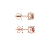 Load image into Gallery viewer, Intense Pink Diamond Stud Earrings