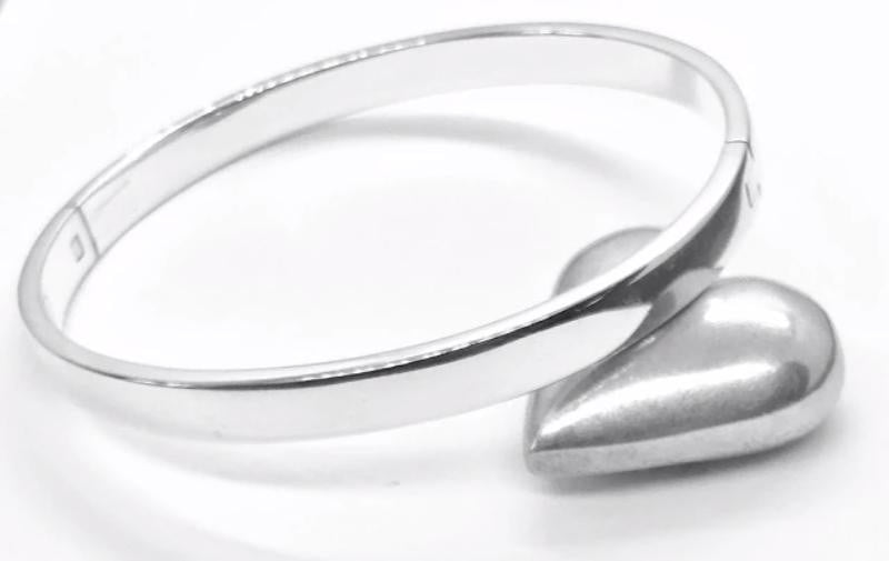 925 Sterling Silver Ladies Bangle - Pobjoy Diamonds