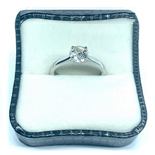 Load image into Gallery viewer, Vintage European Cut Solitaire Diamond Ring - 1 Carat