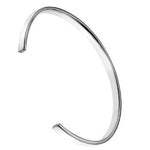 Mens Sterling Silver Cuff Bangle