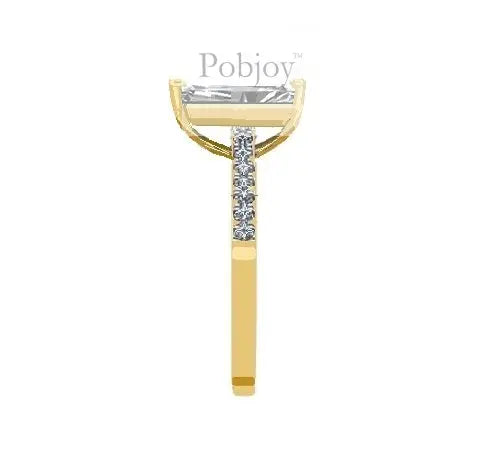 Salt & Pepper Kite Diamond Shoulder Ring 1.28 Carat - Pobjoy Diamonds