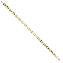 Load image into Gallery viewer, 9K Yellow Gold Ladies Single Row Panther Bracelet