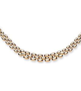 9K Yellow Gold Panther Collerette Necklace