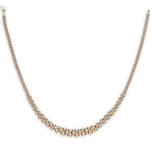 9K Yellow Gold Panther Collerette Necklace