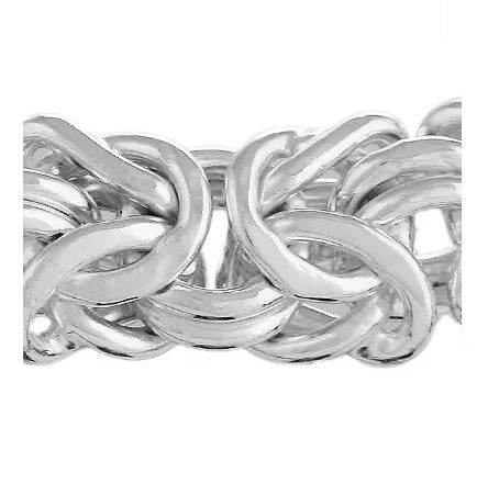 Sterling Silver Ladies Forged Bracelet