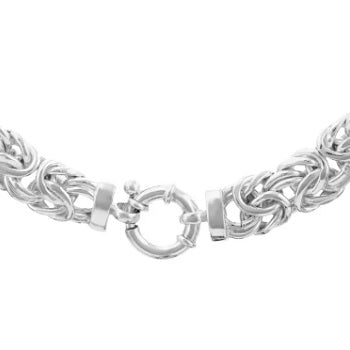 Sterling Silver Ladies Forged Bracelet