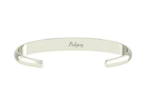 Graduated Diamond Studded Platinum Bangle Cuff - Pobjoy Diamonds