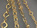 9K Yellow Gold Twist Pendant Necklace - Pobjoy Diamonds