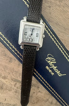 Load image into Gallery viewer, CHOPARD 27/8325 Happy Sport Ladies Square Case Watch With Diamonds