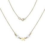 9K Solid Gold Papillon Kiss Jewellery Set 