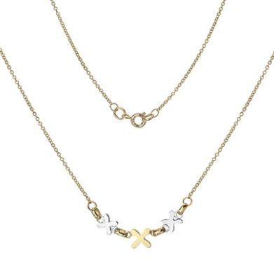 9K Solid Gold Papillon Kiss Jewellery Set 