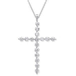 18K Gold & Diamond Cross Pendant 0.75 Carats - Pobjoy Diamonds