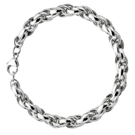 Ladies Sterling Silver Chunky Belcher Bracelet