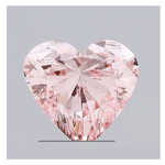 1.09 Carat Heart Shape Fancy Vivid Pink Lab Grown Diamond - Pobjoy Diamonds