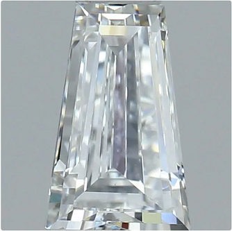 Tapered Lab Grown Diamond Baguette Ring E/VVS2 - Pobjoy Diamonds