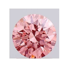 Load image into Gallery viewer, Fancy Intense Pink Round Brilliant Cut Lab Diamond 0.95 Carat - Pobjoy Diamonds