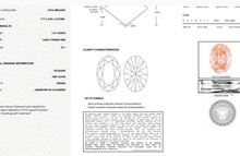 Load image into Gallery viewer, Fancy Intense Pink Oval Cut Lab Grown Diamond 1.01 Carat VS1 - Pobjoy Diamonds