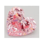 Lab Grown Heart Shaped Fancy Intense Pink Diamond- 1.50 Carat