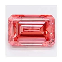 Load image into Gallery viewer, Fancy Vivid Pink Emerald Shape Lab Grown Diamond 1.51 Carat - Pobjoy Diamonds