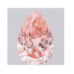 Fancy Intense Pink Pear Shaped Lab Grown Diamond