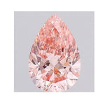 Fancy Intense Pink Pear Shaped Lab Grown Diamond