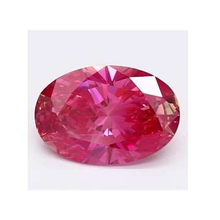 Load image into Gallery viewer, Oval Cut Fancy Purplish Red Lab Grown Diamond 1.66 Carat - Pobjoy Diamonds