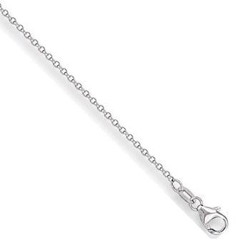 18K White Gold Belcher Chain - Pobjoy Diamonds