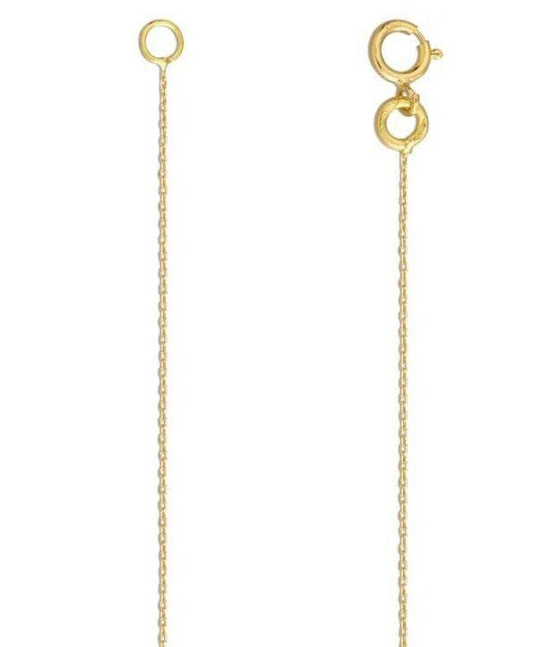 9K Yellow Gold Ladies Belcher Chain - Pobjoy Diamonds