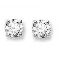 Bespoke 18K Gold Round Brilliant Cut Diamond Stud Earrings 0.60 To 1.40 CTW- G/VS2 - Pobjoy Diamonds