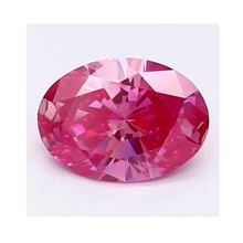 Load image into Gallery viewer, Oval Cut Fancy Purplish Red Lab Grown Diamond 1.00 Carat - Pobjoy Diamonds