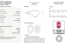 Load image into Gallery viewer, Oval Cut Fancy Purplish Red Lab Grown Diamond 1.00 Carat - Pobjoy Diamonds