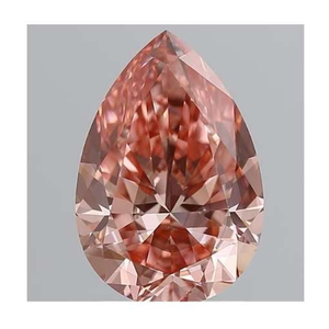 Fancy Vivid Pink Pear Shape Lab Grown Diamond 2.50 Carat - Pobjoy Diamonds