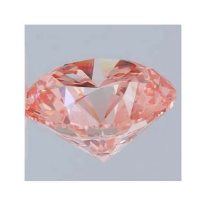 2 Carat Round Cut Fancy Vivid Pink Lab Grown Diamond - Pobjoy Diamonds