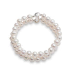 Twin Strand Freshwater Pearl Bracelet - Pobjoy Diamonds