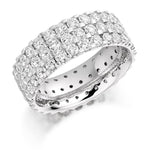 950 Platinum 3.10 CTW Diamond Full Eternity Ring - Pobjoy Diamonds