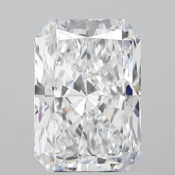 RADIANT BRILLIANT CUT 4.28 CARAT E/VVS1 EX EX LAB GROWN DIAMOND